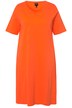 Žerzejové šaty, A střih, kulatý výstřih, krátké rukávy, kapsy