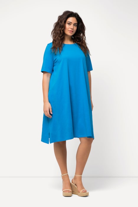 Short Sleeve Jersey Midi Dress