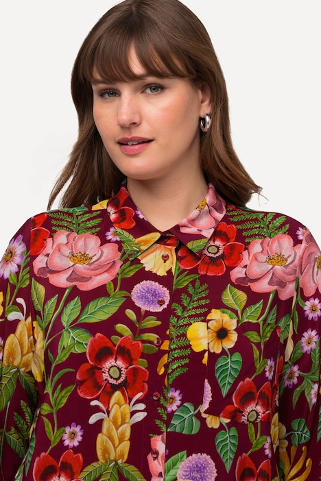 Country Floral Long Sleeve Button Down Blouse | all Blouses | Blouses