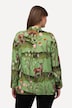 Forest Fauna Long Sleeve Button Front Blouse