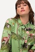 Forest Fauna Long Sleeve Button Front Blouse