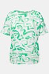 Tričko, oversize, potisk, kulatý výstřih, krátké rukávy