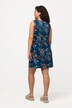 Printed Sleeveless A-Line Dress