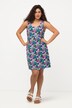 Printed Sleeveless A-Line Dress