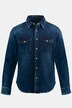Jeans overhemd, FLEXNAMIC®, denim, lange mouwen, kentkraag, modern basic fit, western look