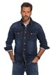 Džínová košile, FLEXNAMIC®, kolekce Denim, dlouhé rukávy, Kent límeček, Modern Basic střih,westernový vzhled