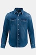 Jeanshemd, FLEXNAMIC®, Denim, Langarm, Kentkragen, Modern Basic Fit, Western Look