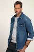 Jeanshemd, FLEXNAMIC®, Denim, Langarm, Kentkragen, Modern Basic Fit, Western Look