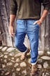 Jeans, denim, FLEXNAMIC®, rett passform, løs linning