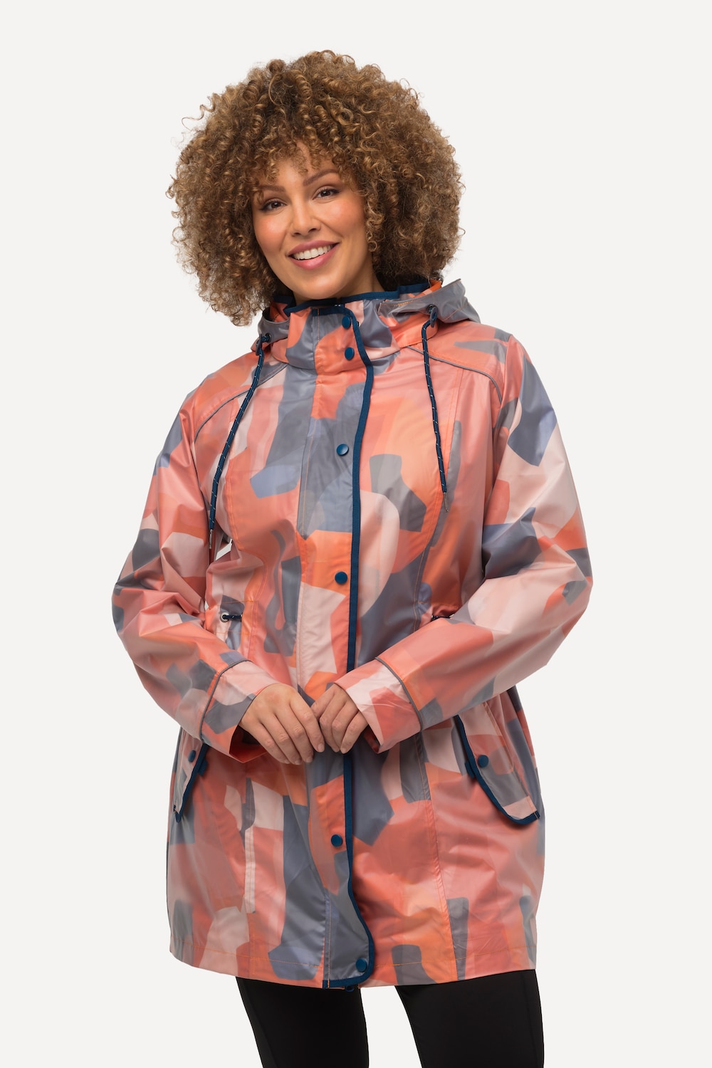 Große Größen HYPRAR Funktions-Friesenjacke, Damen, orange, Größe: 46/48, Polyester, Ulla Popken