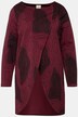 Longshirt, wikkellook, ronde hals, lange mouw, biologisch katoen