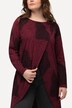 Longshirt, wikkellook, ronde hals, lange mouw, biologisch katoen