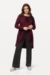 Longshirt, wikkellook, ronde hals, lange mouw, biologisch katoen