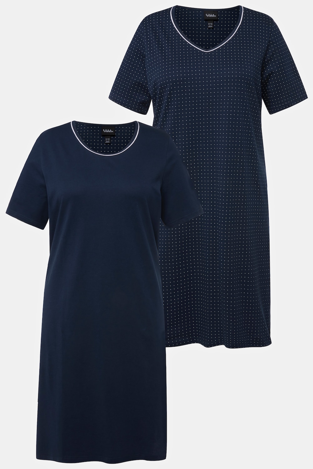 Große Größen Bigshirts, Damen, blau, Größe: 54/56, Baumwolle, Ulla Popken