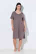 Bigshirts, set van 2, ronde hals/V-hals, korte mouw