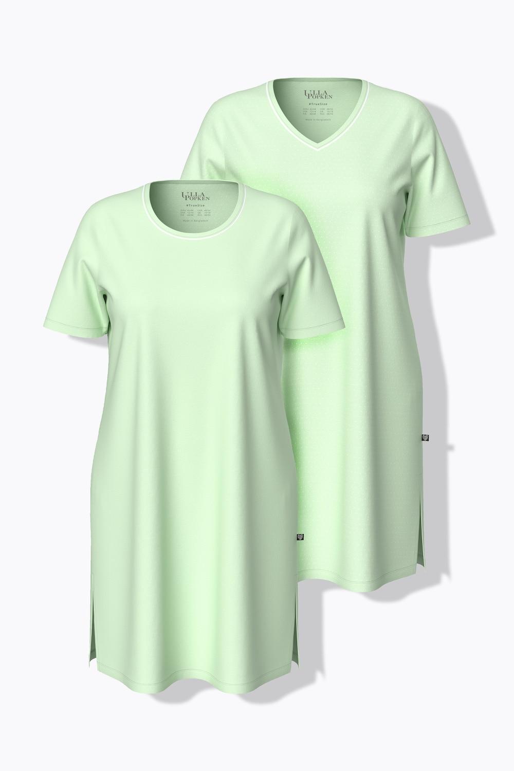 Große Größen Bigshirts, Damen, grün, Größe: 66/68, Baumwolle, Ulla Popken