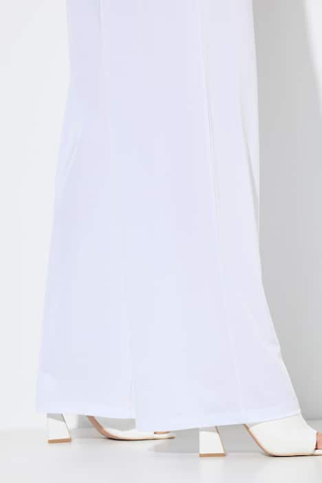 Slinkyhose, weites Bein, Elastikbund, Slinky-Piqué