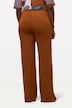 Slinky broek, wijde pijp, elastische tailleband, slinky piqué