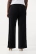 Wide Fit Slinky Piqué Stretch Knit Pants