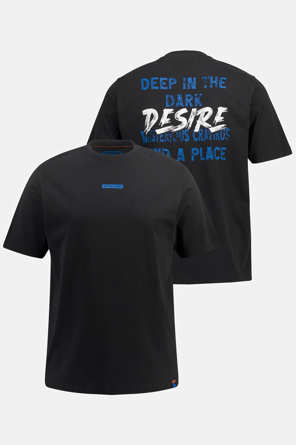 STHUGE T-Shirt, Halbarm, Prints, bis 8 XL