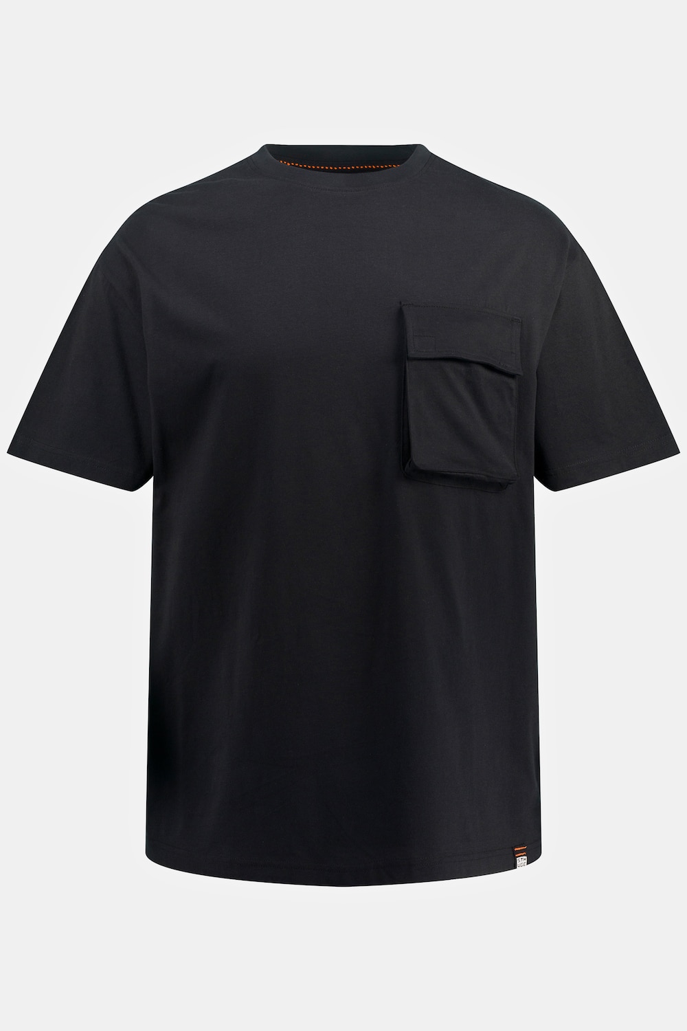 t-shirt, grote maten, male, zwart, maat: 6xl, katoen, STHUGE