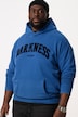 Sweat-shirt à capuche STHUGE, manches longues et imprimé, délavage acid washed - jusqu'au 8 XL