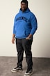 Sweat-shirt à capuche STHUGE, manches longues et imprimé, délavage acid washed - jusqu'au 8 XL