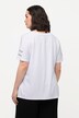 T-shirt dal taglio oversize con allacciatura, scollo a girocollo e mezze maniche