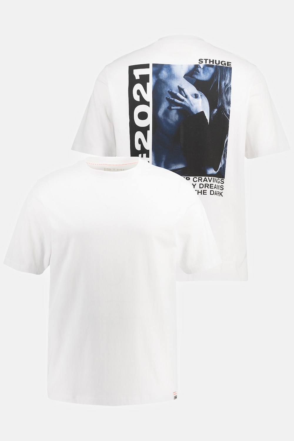 STHUGE T-Shirt, Halbarm, Prints, bis 8 XL