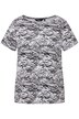 Tričko, vzorované, lodičkový výstřih, krátké rukávy