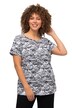Tričko, vzorované, lodičkový výstřih, krátké rukávy