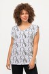 Circle Print Sleeveless V-Neck Tank