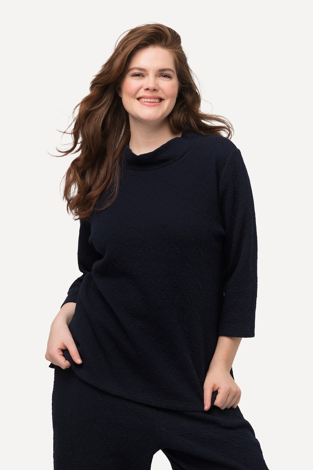 Große Größen Sweatshirt, Damen, blau, Größe: 54/56, Baumwolle, Ulla Popken