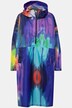 Functional Rain Cape Unisex Color Print Hood