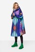 Functional Rain Cape Unisex Color Print Hood