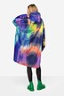 Functional Rain Cape Unisex Color Print Hood