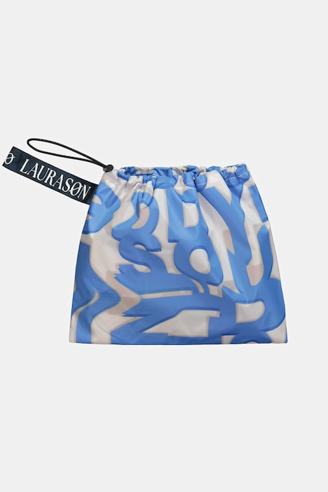 Funktions-Regencape, Unisex, grafischer Print, Kapuze