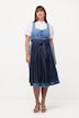 Dirndl, Lyocell, 2 forklæder, firkantet halsudskæring, uden ærmer