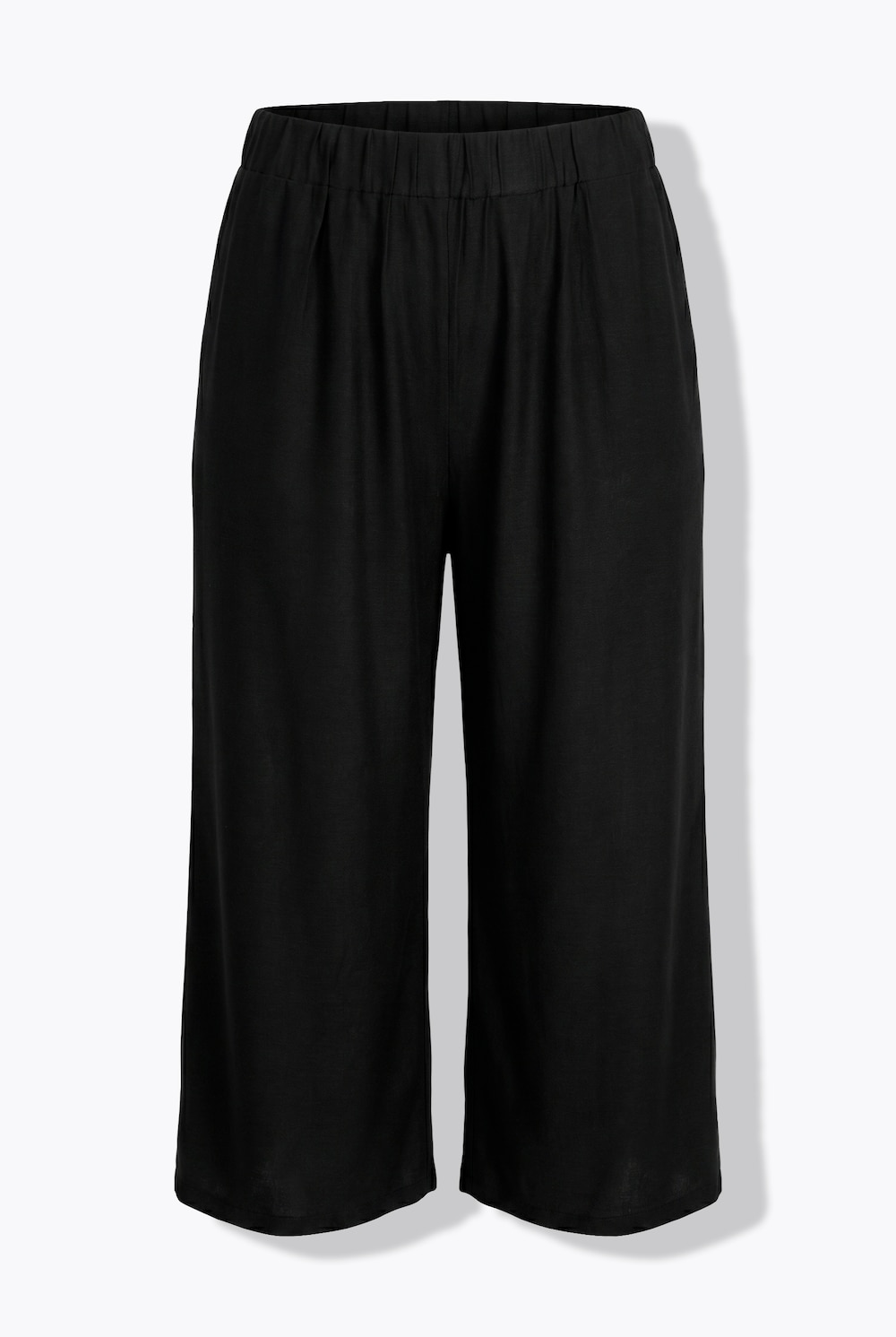 Slinky-Culotte, wadenlang, weites Bein, Elastikbund