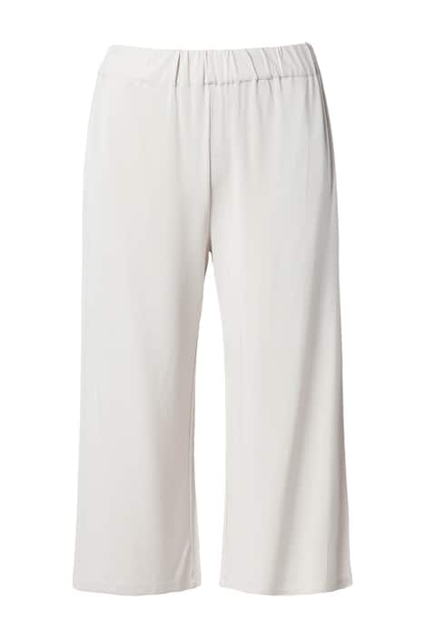 Široké kalhoty, Slinky, délka k lýtkům, široké nohavice, elastický pas