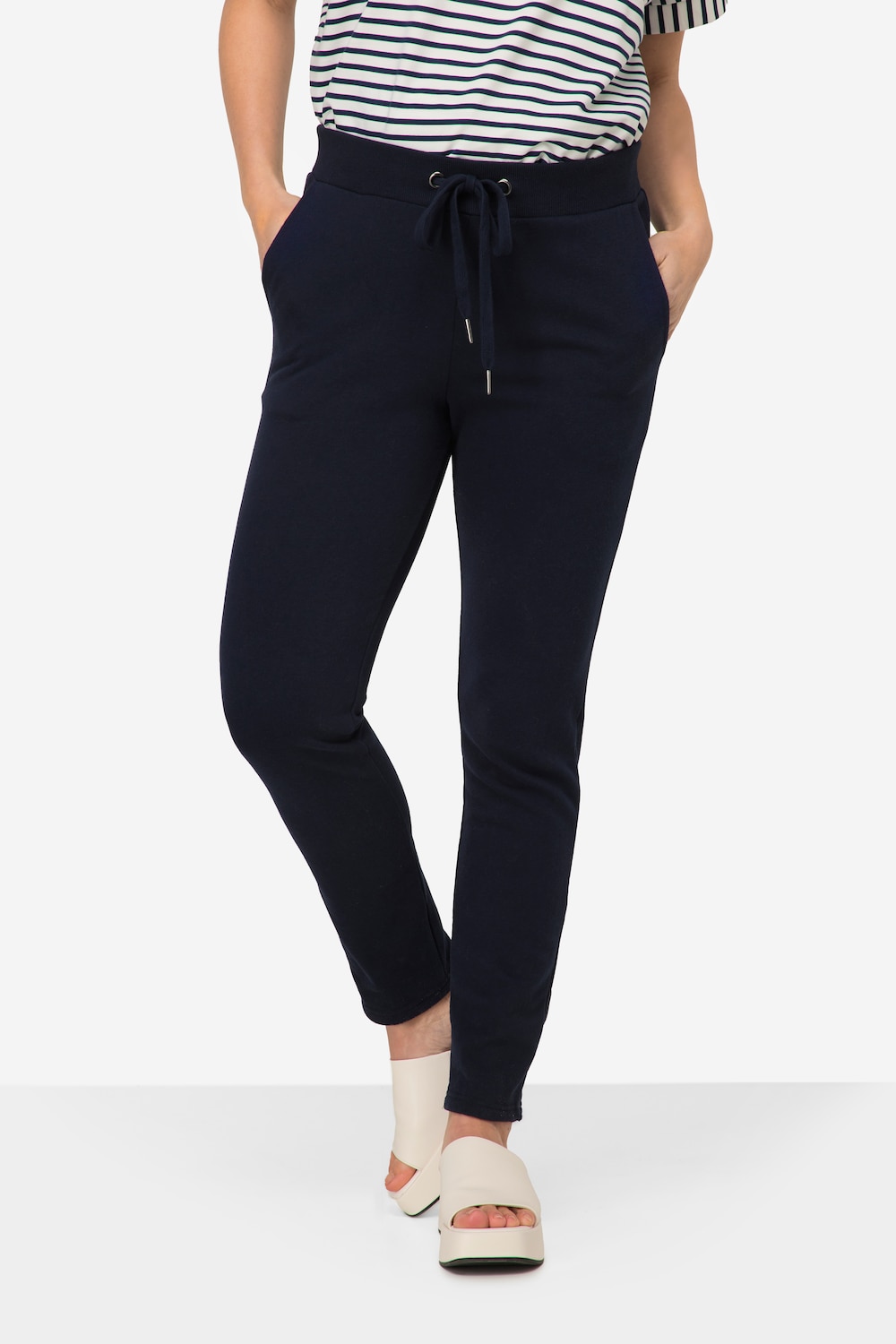 Große Größen Joggpants, Damen, blau, Größe: S, Baumwolle, LAURASON