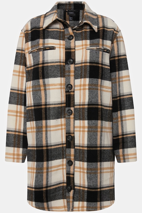 Longline Flannel Shacket | Jacket | Jackets
