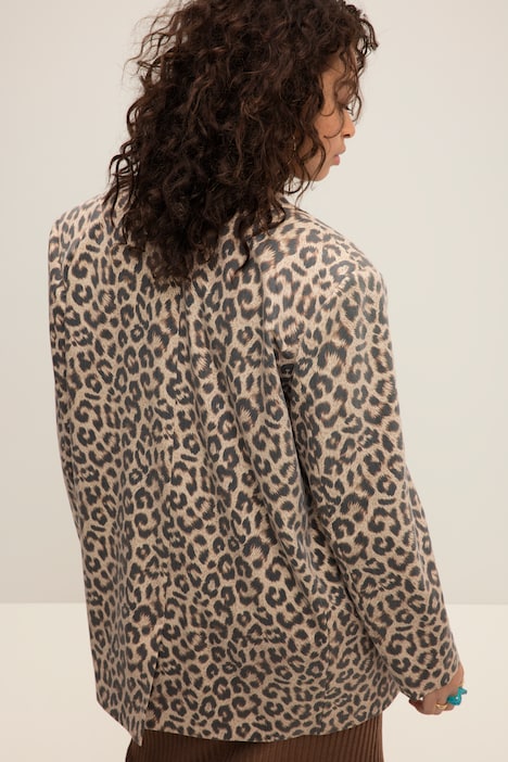Oversized Leopard Print Blazer | all Blazers | Blazers