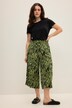 Culotte, wide Legs, Zebra Print, Elastikbund