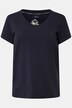 T-shirt, mały nadrukowany węzełek, dekolt w szpic, rękaw, OEKO-TEX MIG