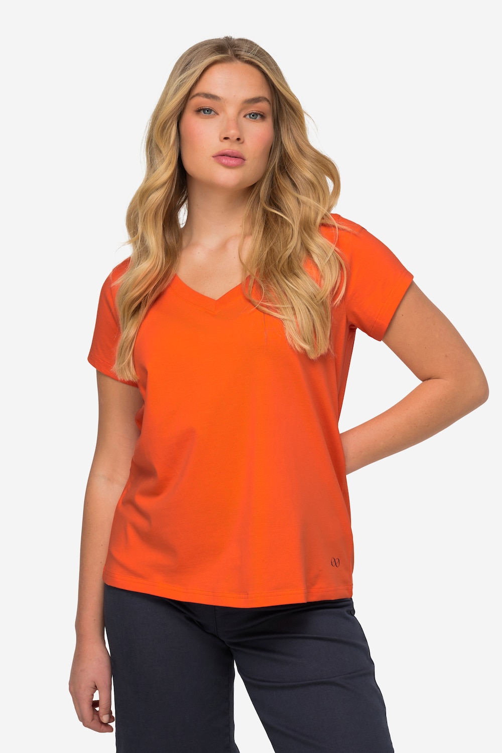 Große Größen T-Shirt, Damen, rot, Größe: XXL, Baumwolle, LAURASON