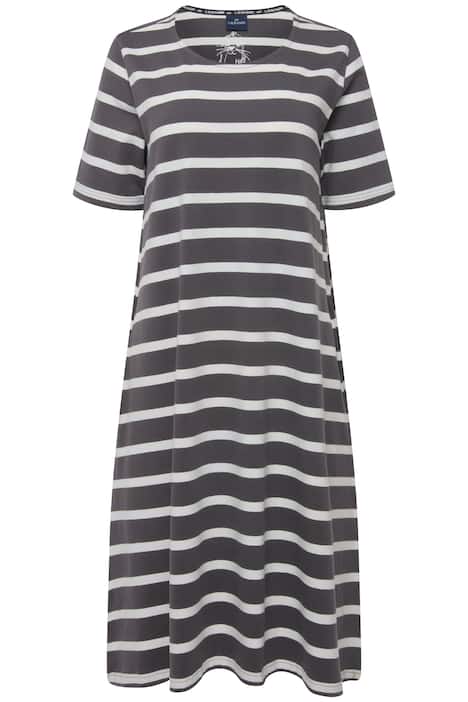 Jerseykleid, Rundhals, Halbarm