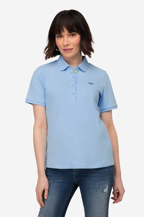 Poloshirt, Piqué, Polokragen, Halbarm