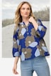 Bluse, Blüten Print, 3/4-Ärmel