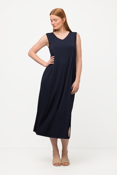 Sleeveless Stretch Knit V-Neck Dress | More Dresses | Dresses
